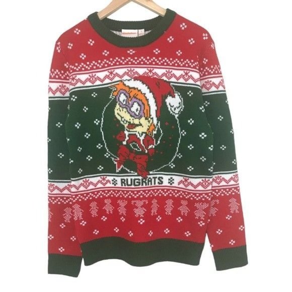 NICKELODEON Rugrats Tommy Pullover Sweater Size Large NWOT